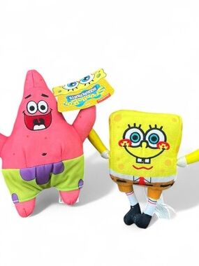 Spongebob and Patrick Plush Duo Bundle